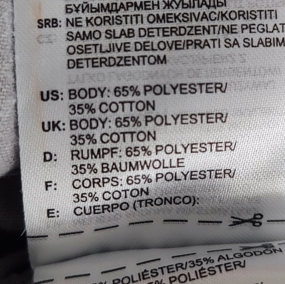 Woman Adidas long sleeve hooded top, light Grey, size small - Picture 6 of 6